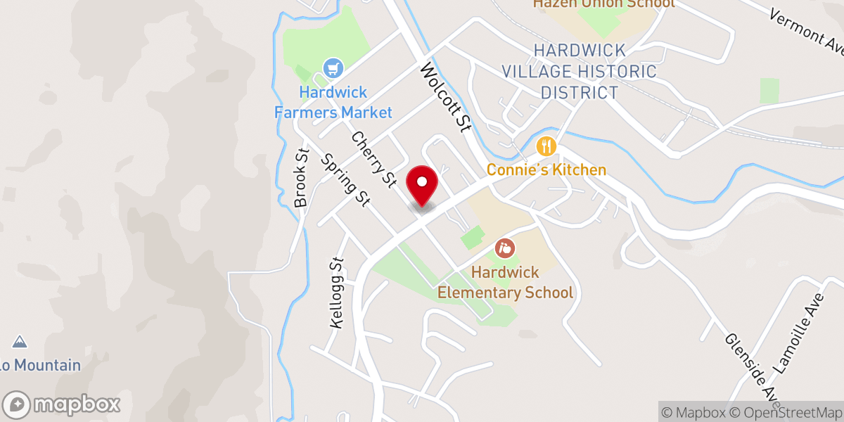 Map showing location of United Church