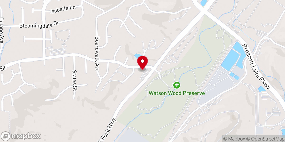 Map showing location of Church of Christ - Prescott