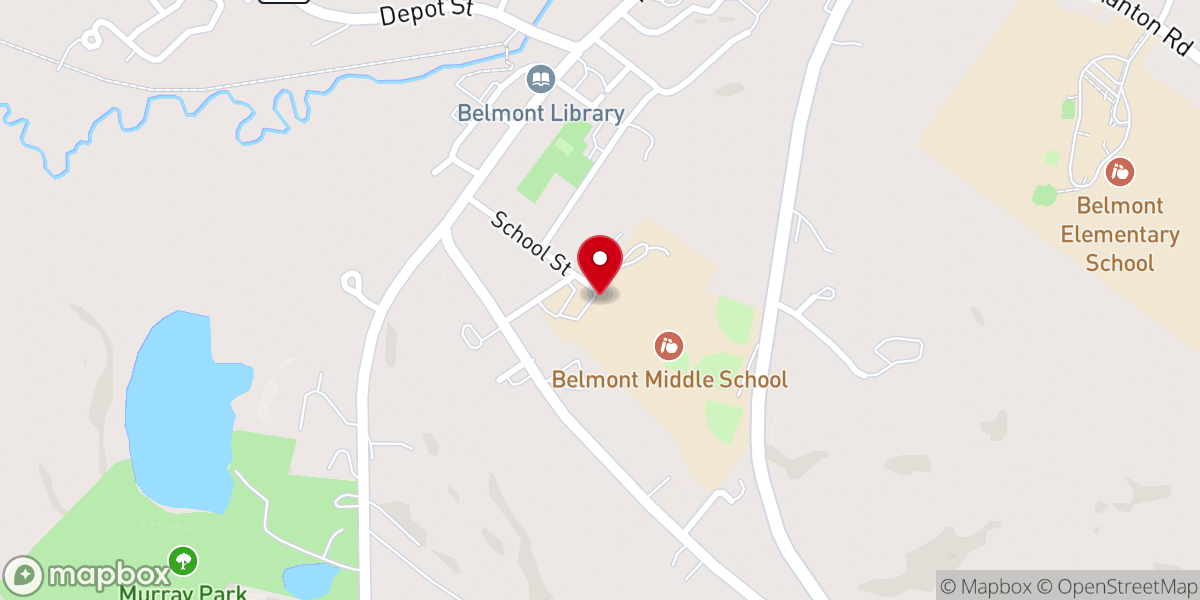 Map showing location of Lakes Christian Center