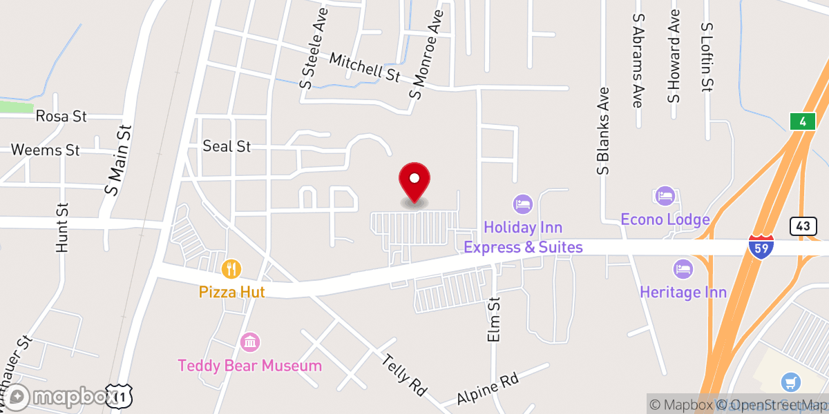 Map showing location of resurection life