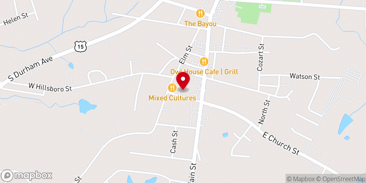 Map showing location of Easter's Enchanting Hair Studio