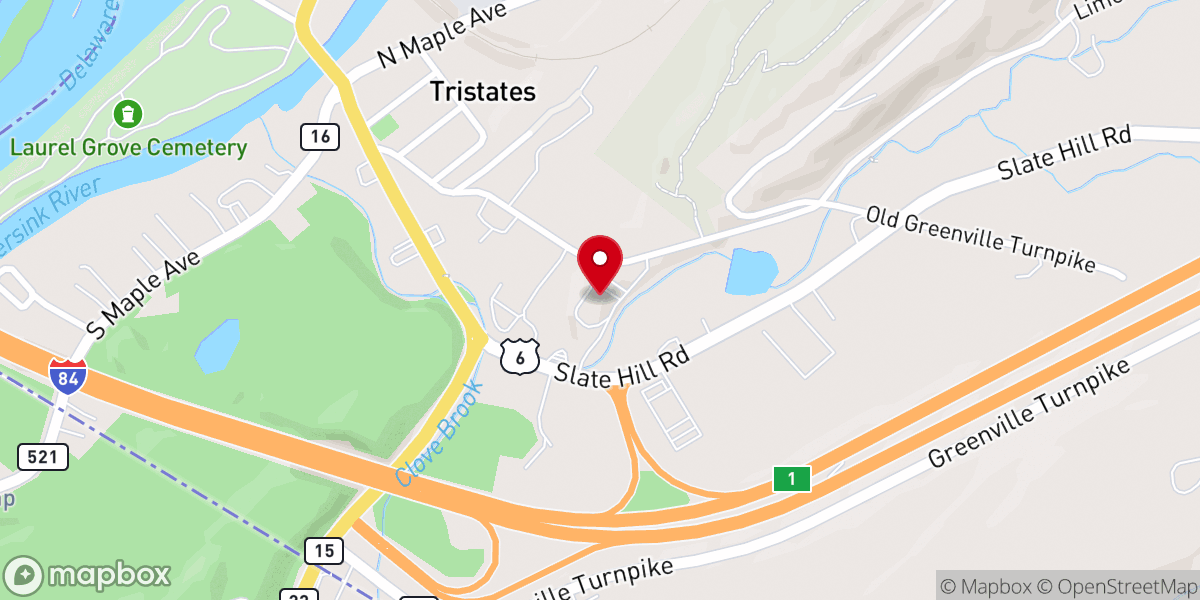 Map showing location of River City Church