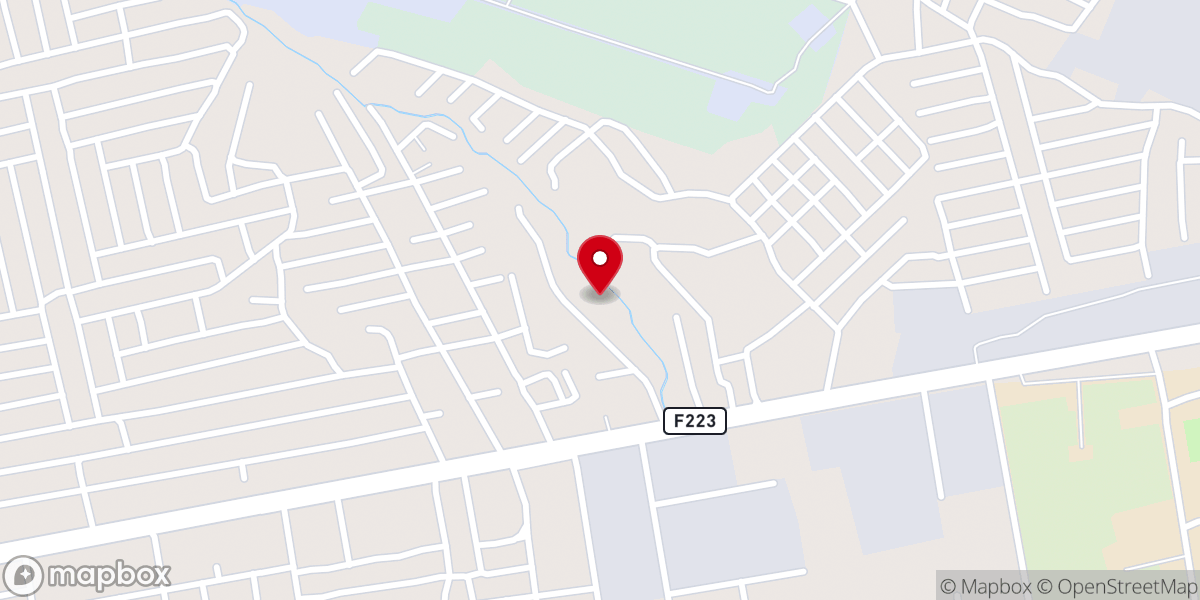 Map showing location of St Vincent De Paul Catholic Church
