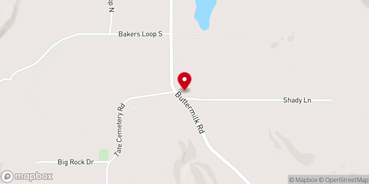 Map showing location of Rehoboth Church