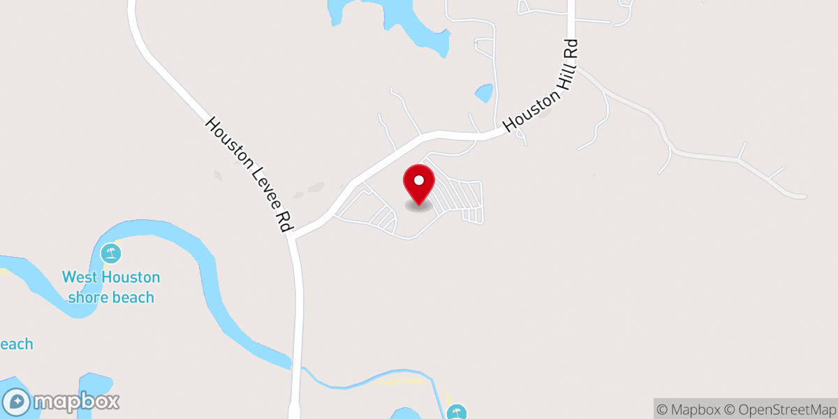 Map showing location of The Life Church - Houston Levee