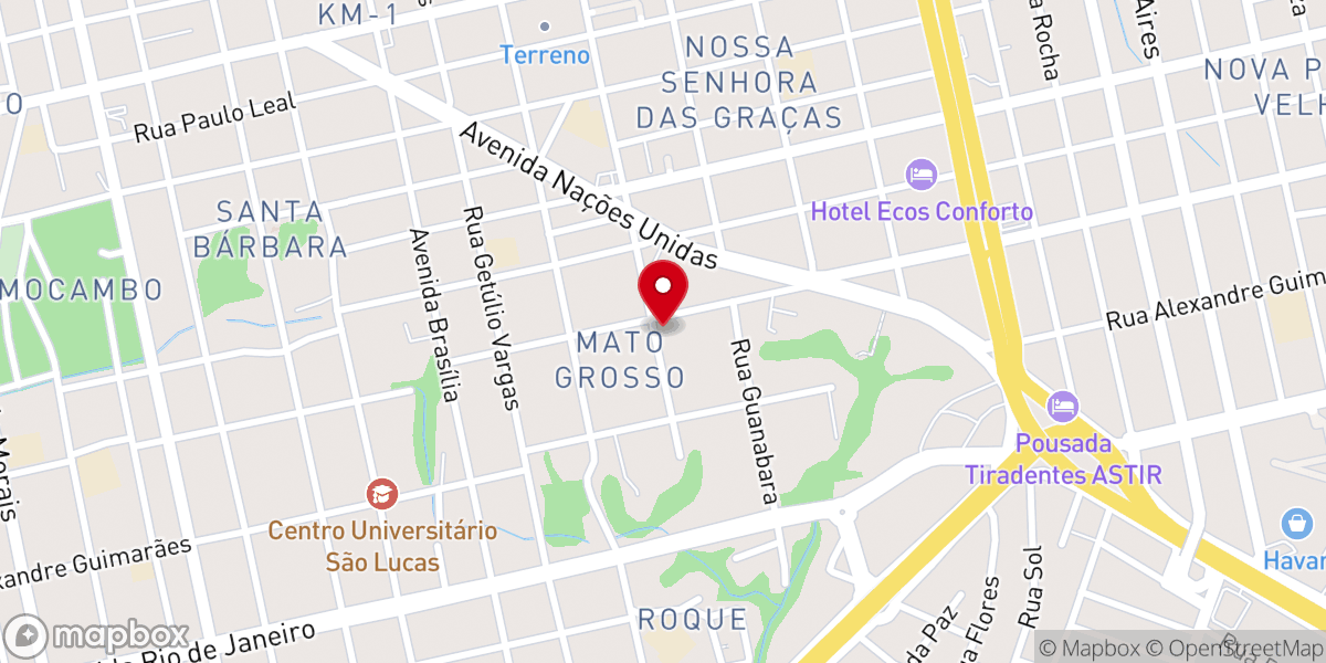 Map showing location of Ibn Batista Nacoes