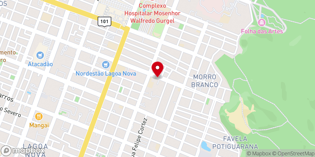 Map showing location of Paróquia do Sagrado Coração de Jesus