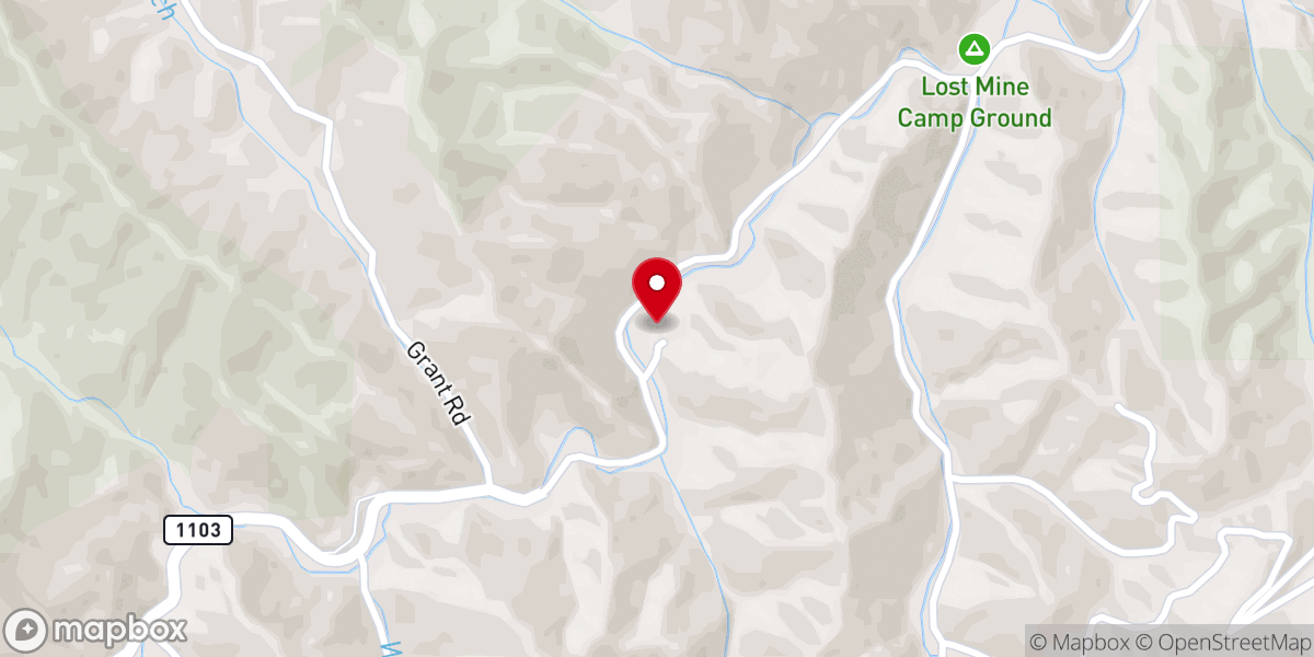 Map showing location of Rock Church