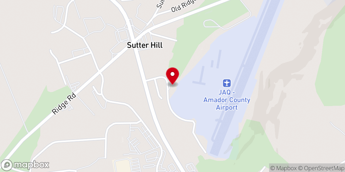 Map showing location of Interfaith Food Bank