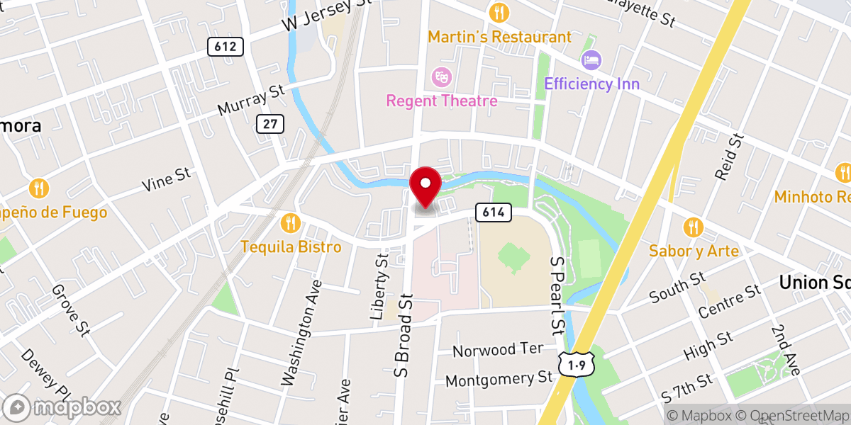 Map showing location of Haitian Bethany Baptist Church