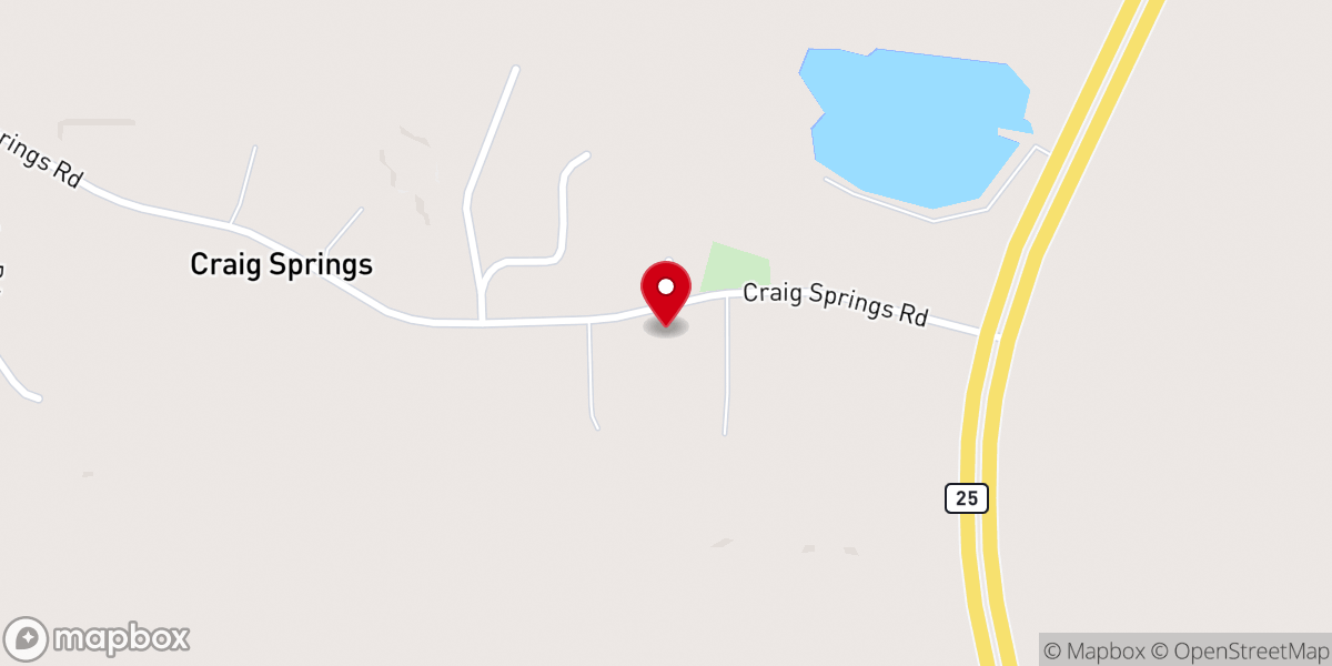 Map showing location of Redeemer Church