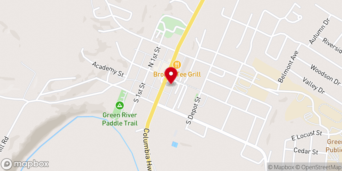 Map showing location of The Worship Room