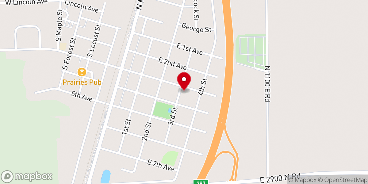 Map showing location of Saint Peter's Catholic Church, Clifton
