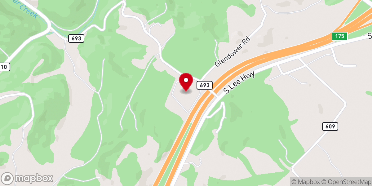 Map showing location of High Bridge Presbyterian Church