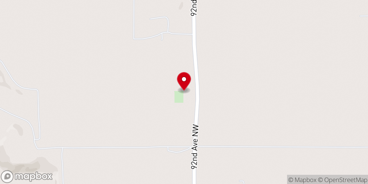 Map showing location of Grand Valley Church