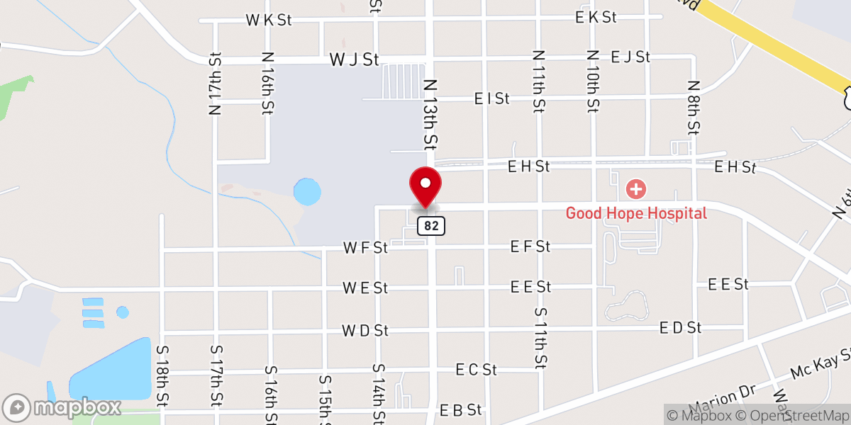 Map showing location of St Timothy Church & Outreach