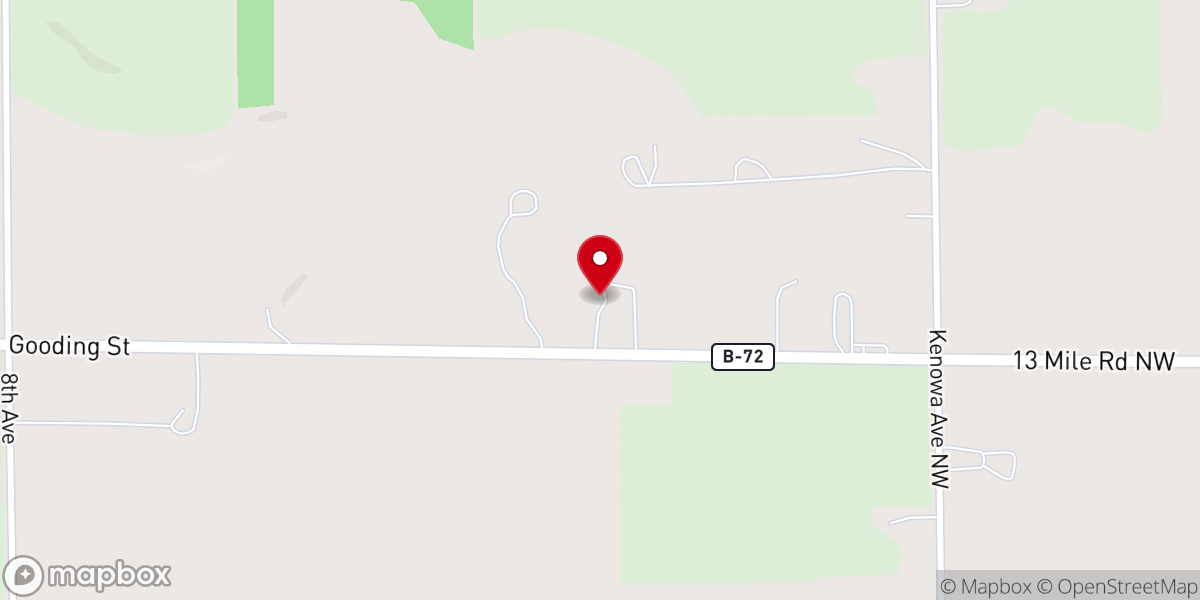 Map showing location of Harvest Bible Baptist Church