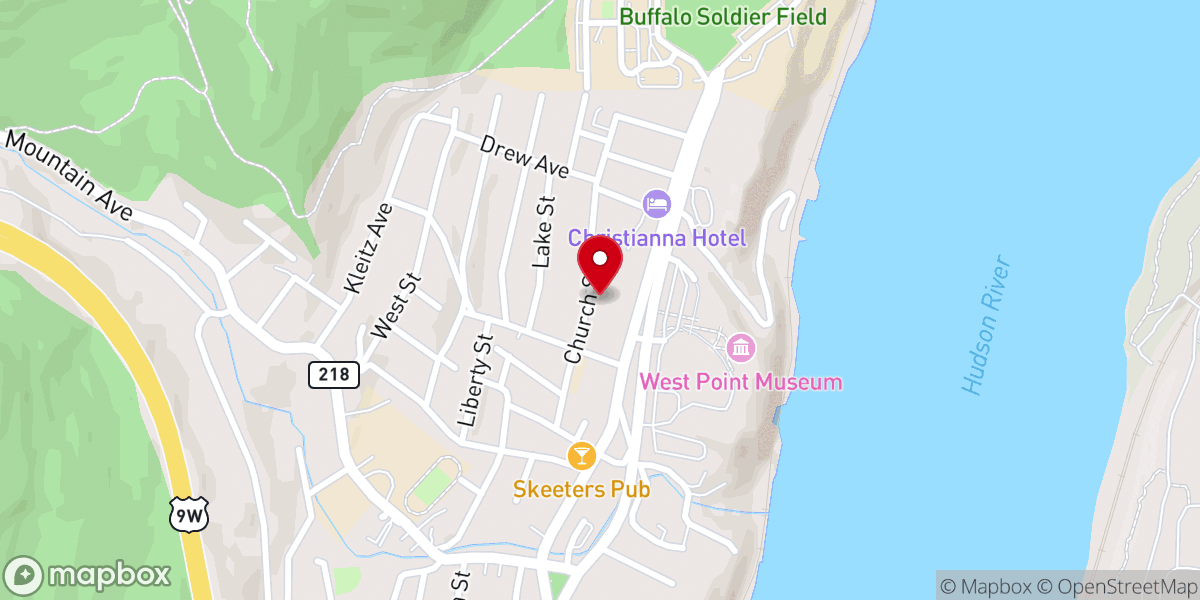 Map showing location of Church of the Holy Innocents