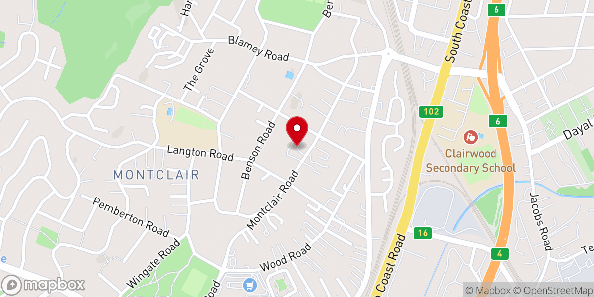 Map showing location of New Heart Ministries SA