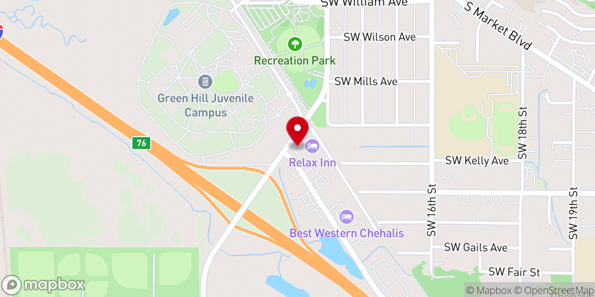 Map showing location of Fiddlers Coffee
