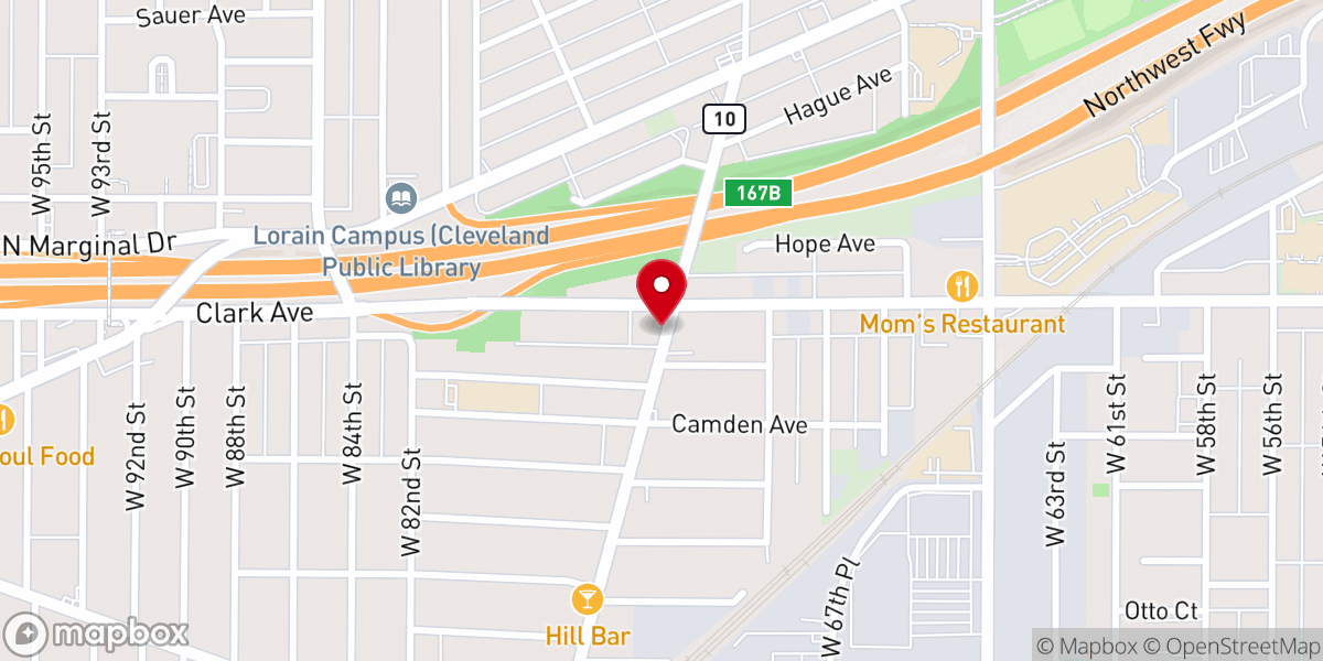 Map showing location of House Of Worship Pentecostal Church