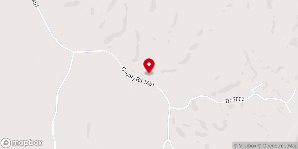 Map showing location of Hebron United Methodist Church