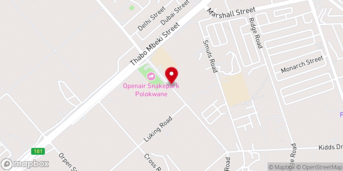 Map showing location of The Potter's House Christian Church Gate 2