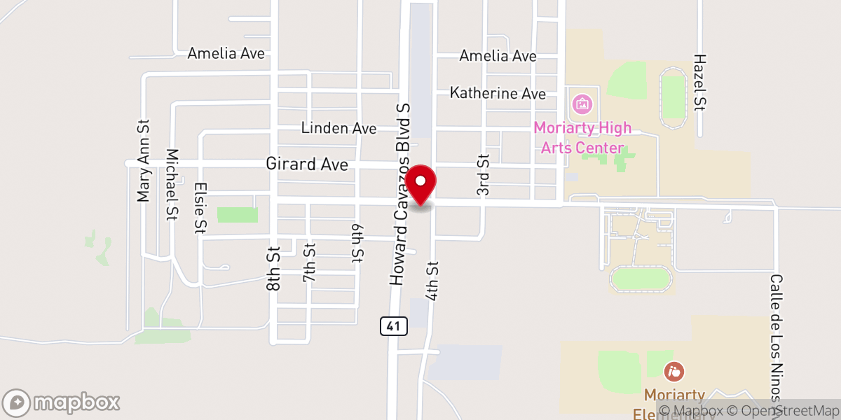 Map showing location of Bethel Community Store House