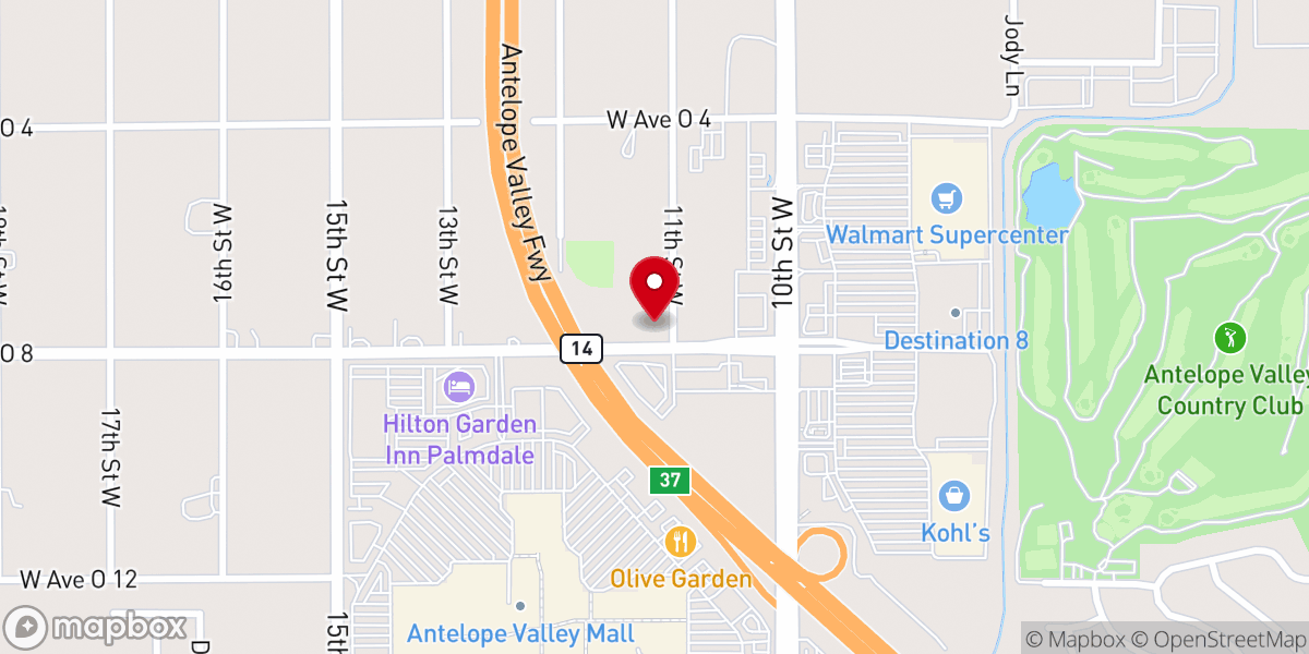 Map showing location of Walk in Faith/Iglesia Camino en Fe