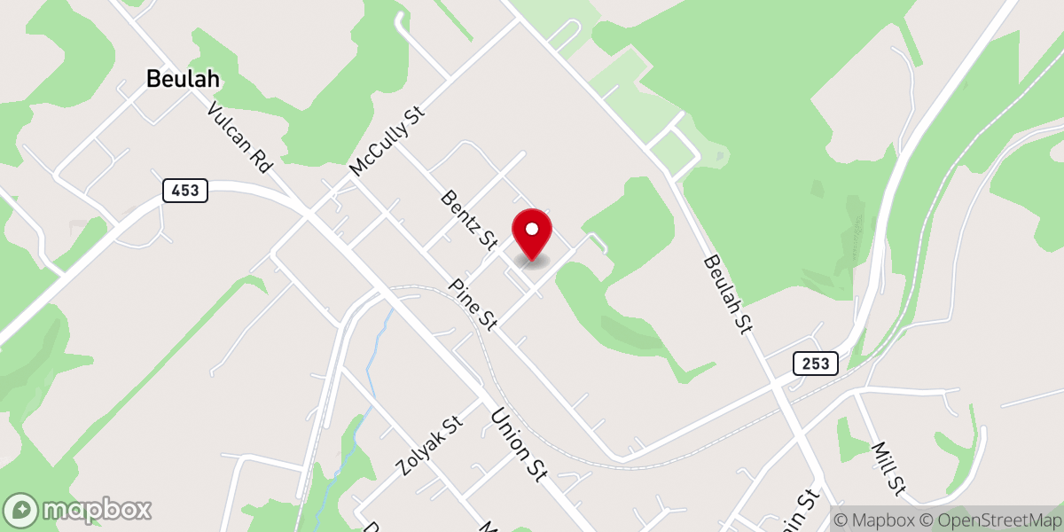 Map showing location of Saint Mary’s Ukrainian Catholic Church