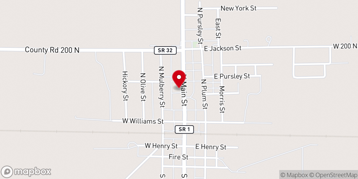 Map showing location of MJS Mortuaries