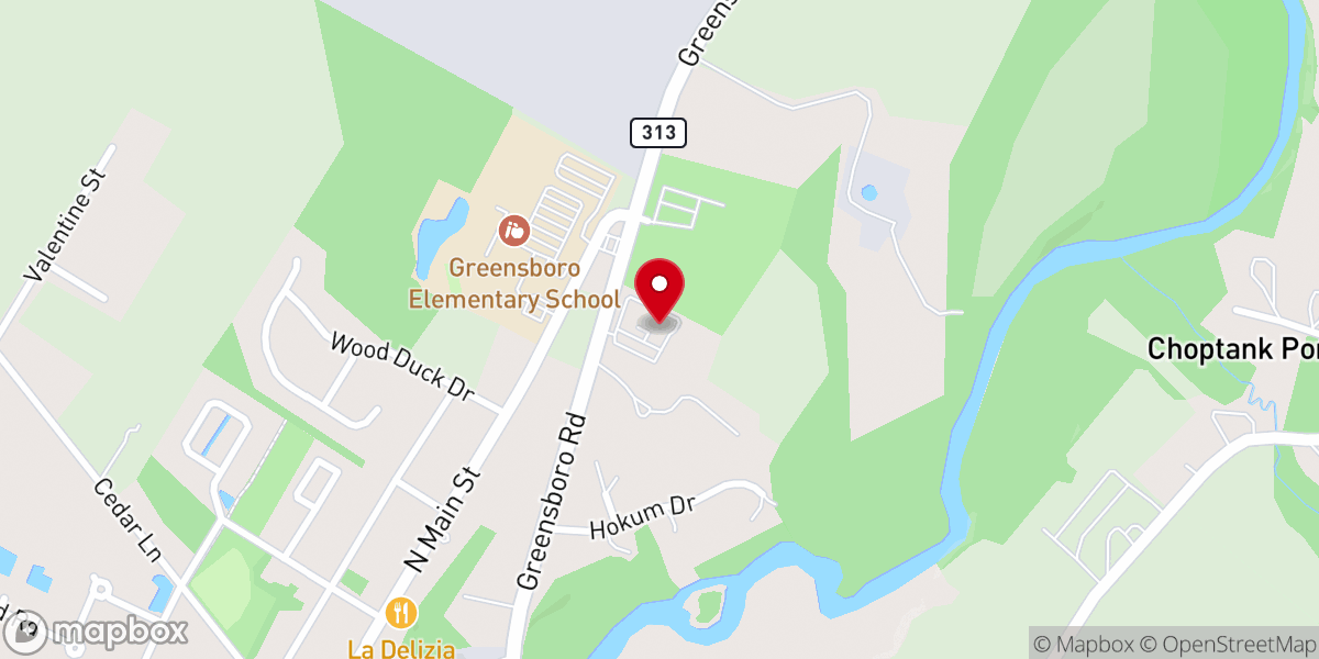 Map showing location of New Life Wesleyan Church