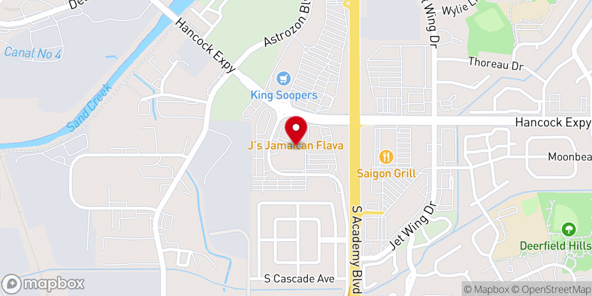 Map showing location of Victory World Outreach