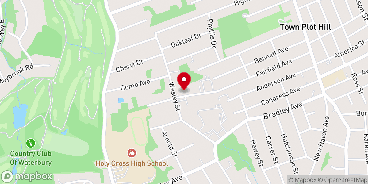 Map showing location of Clayton Memorial Church