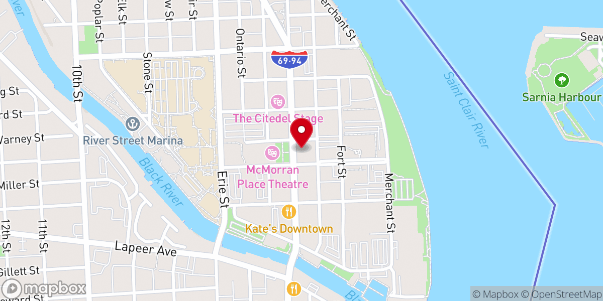 Map showing location of God's True Love Divine Ministries