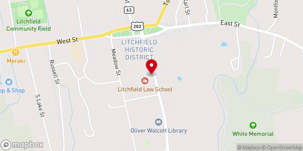 Map showing location of St Michael's Episcopal Parish Rectory