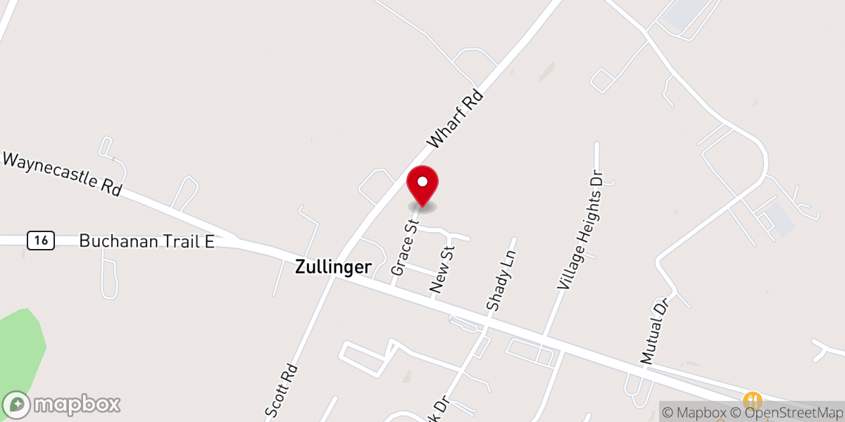 Map showing location of Refuge Tabernacle