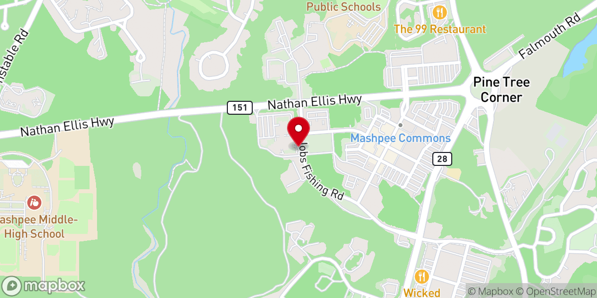 Map showing location of Christ the King Parish