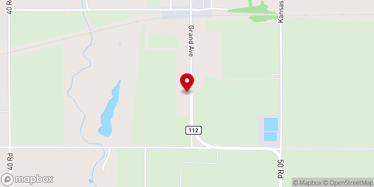 Map showing location of Sacred Heart of Jesus Catholic Church