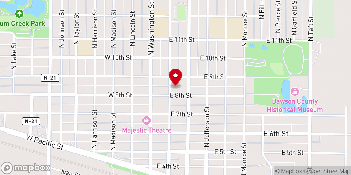 Map showing location of Iglesia Metodista de Lexington Fuente de Vida