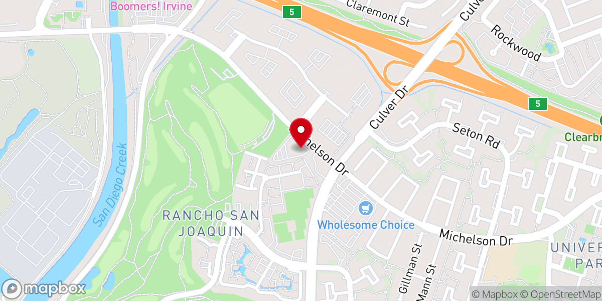 Map showing location of Beth Jacob Congregation of Irvine