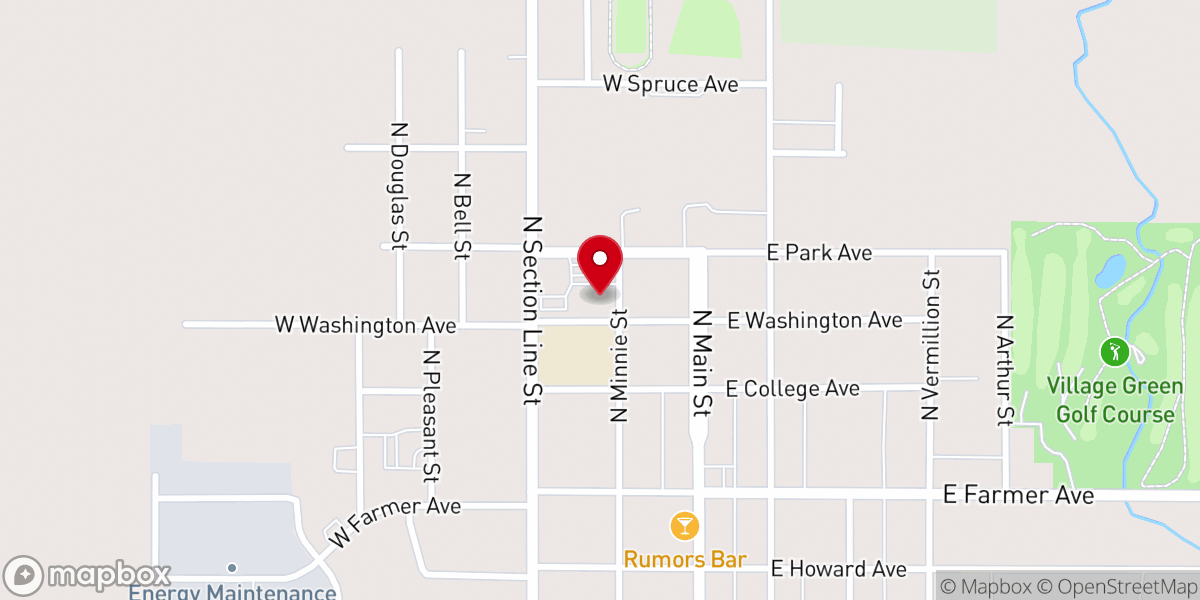 Map showing location of St Agatha Church