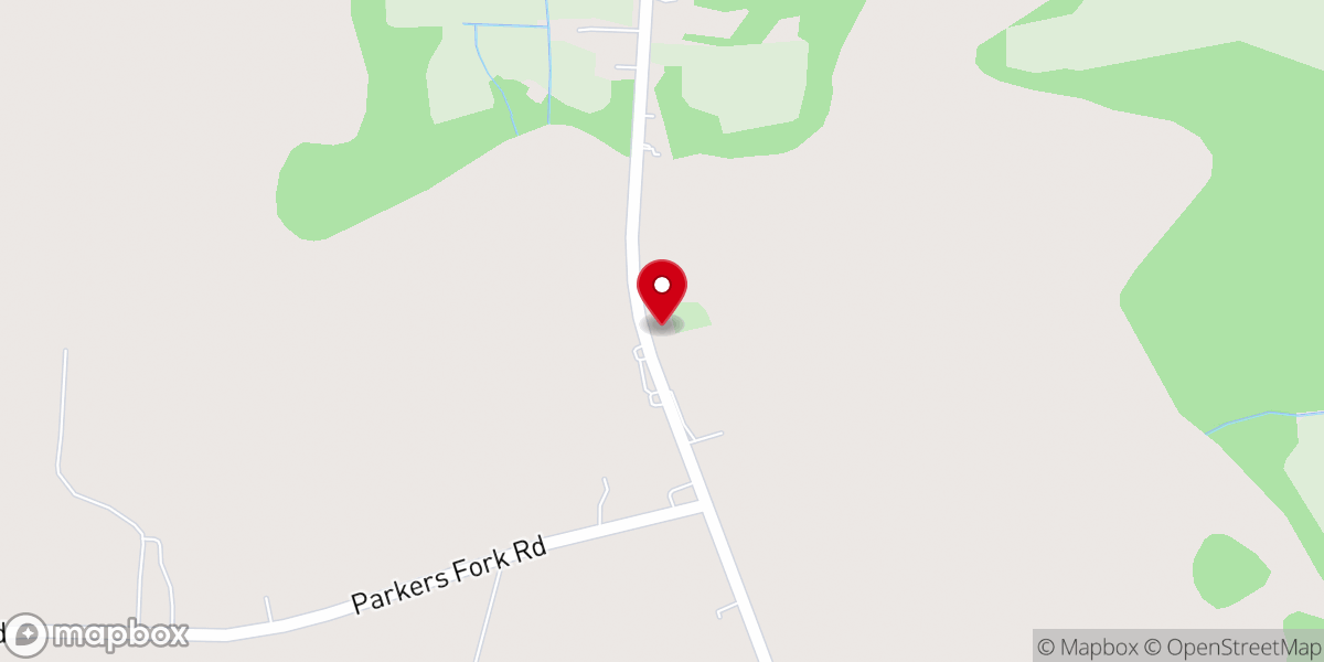 Map showing location of Zion Tabernacle Baptist Church