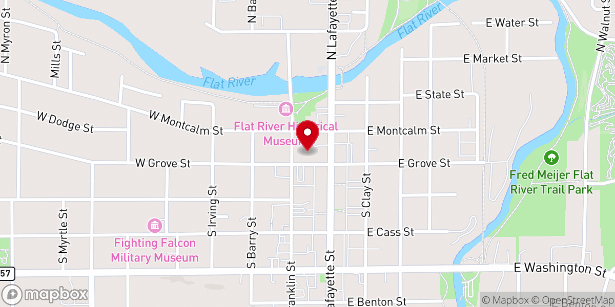 Map showing location of Habitat For Humanity Restore