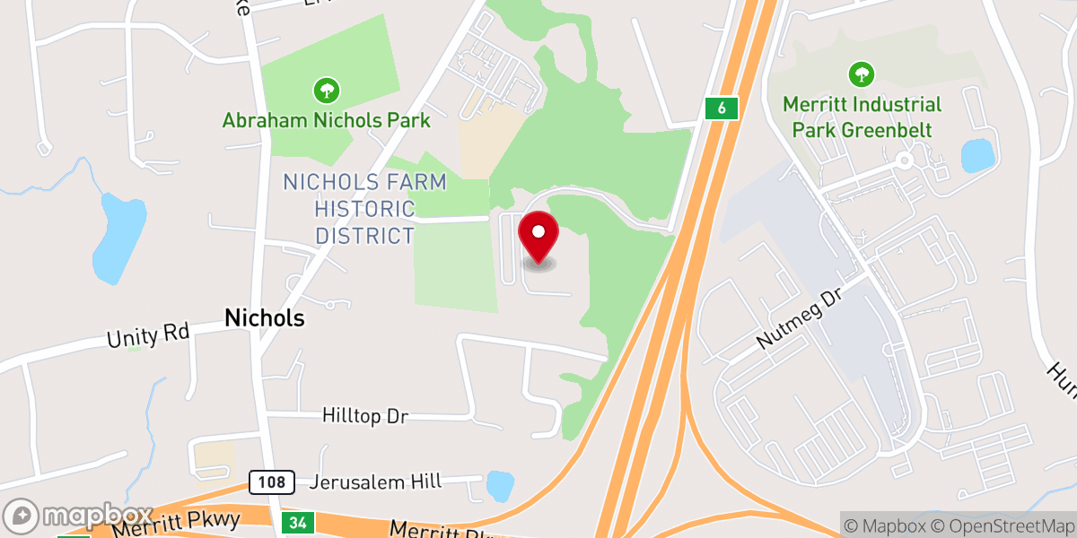 Map showing location of St John's Byzantine Church Hall
