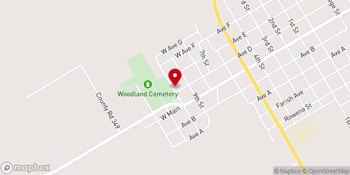 Map showing location of Saint Luke Church