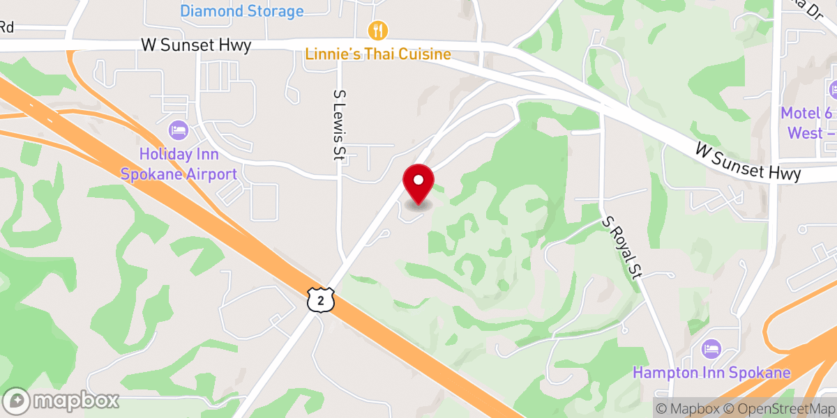 Map showing location of Limitless Spokane