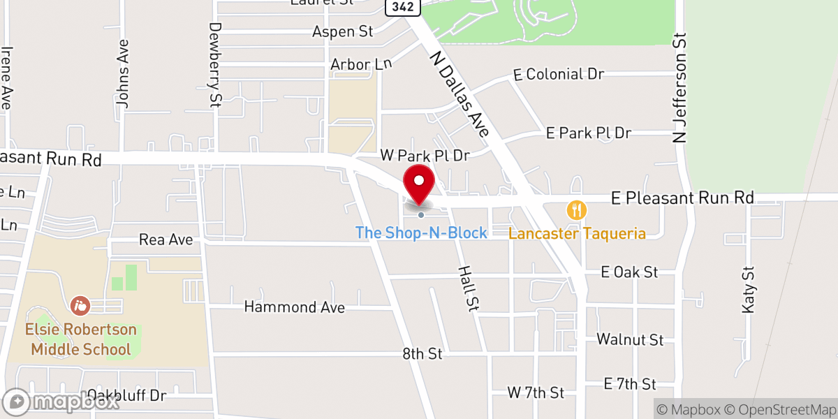 Map showing location of Grace Temple Church