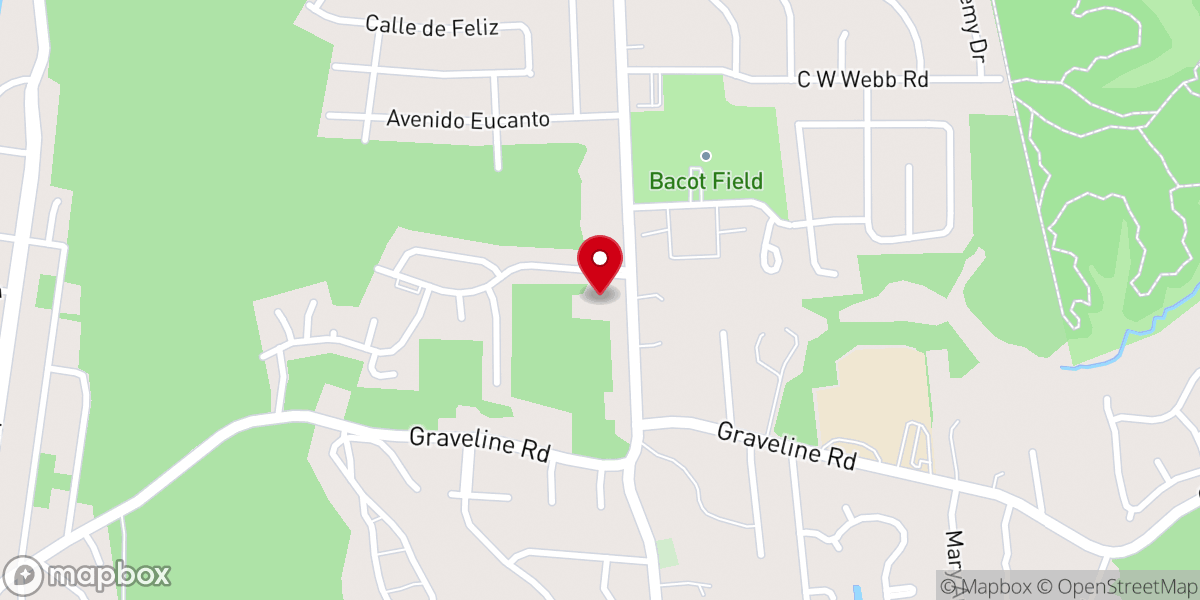 Map showing location of Providence Baptist Church