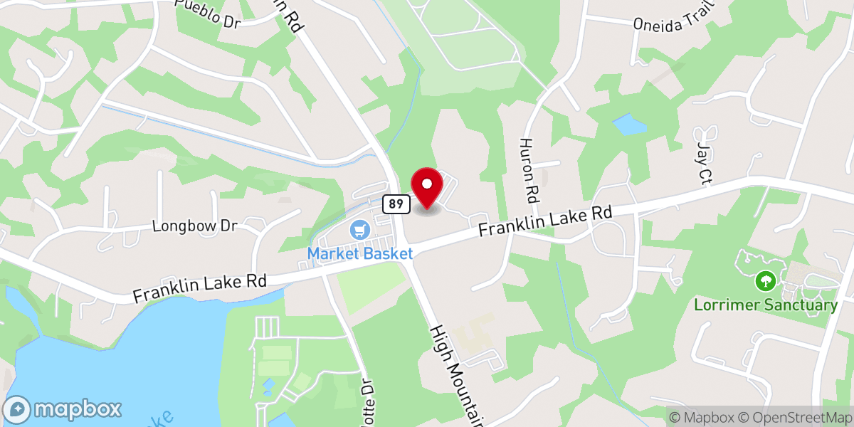 Map showing location of Most Blessed Sacrament Parish